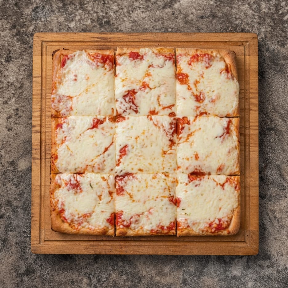 Grandma Pie Sicilian Square Sicilian Pizza.