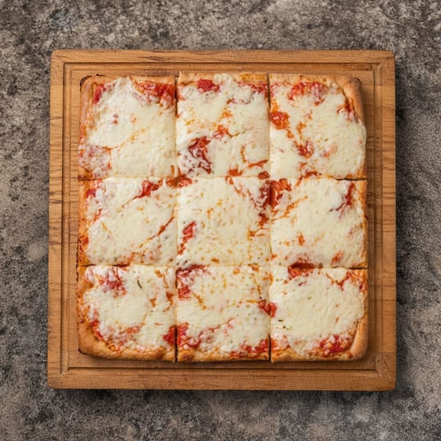 Grandma Pie Sicilian Square Sicilian Pizza.