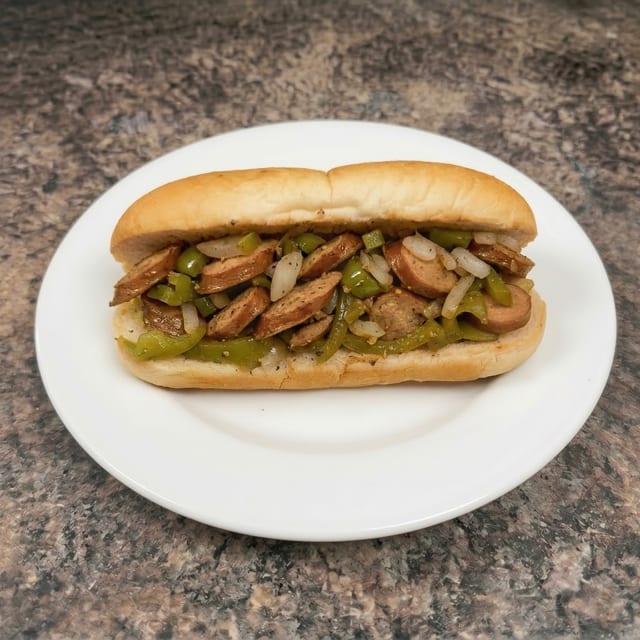 Sausage Parmigiana Sub Without Cheese.