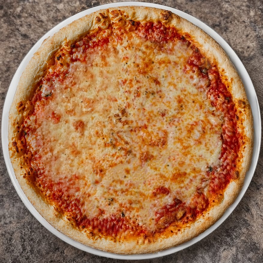 Plain Round Pizza.