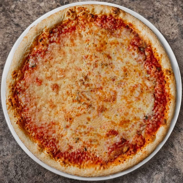 Plain Round Pizza.