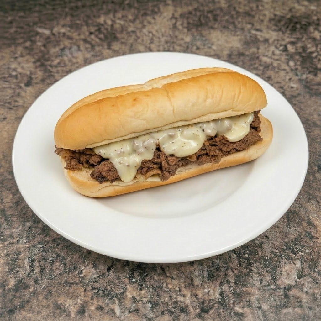 Philly Style Cheese Steak Sub.